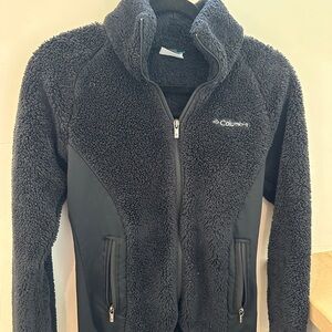 Columbia Black Fleece Jacket XS